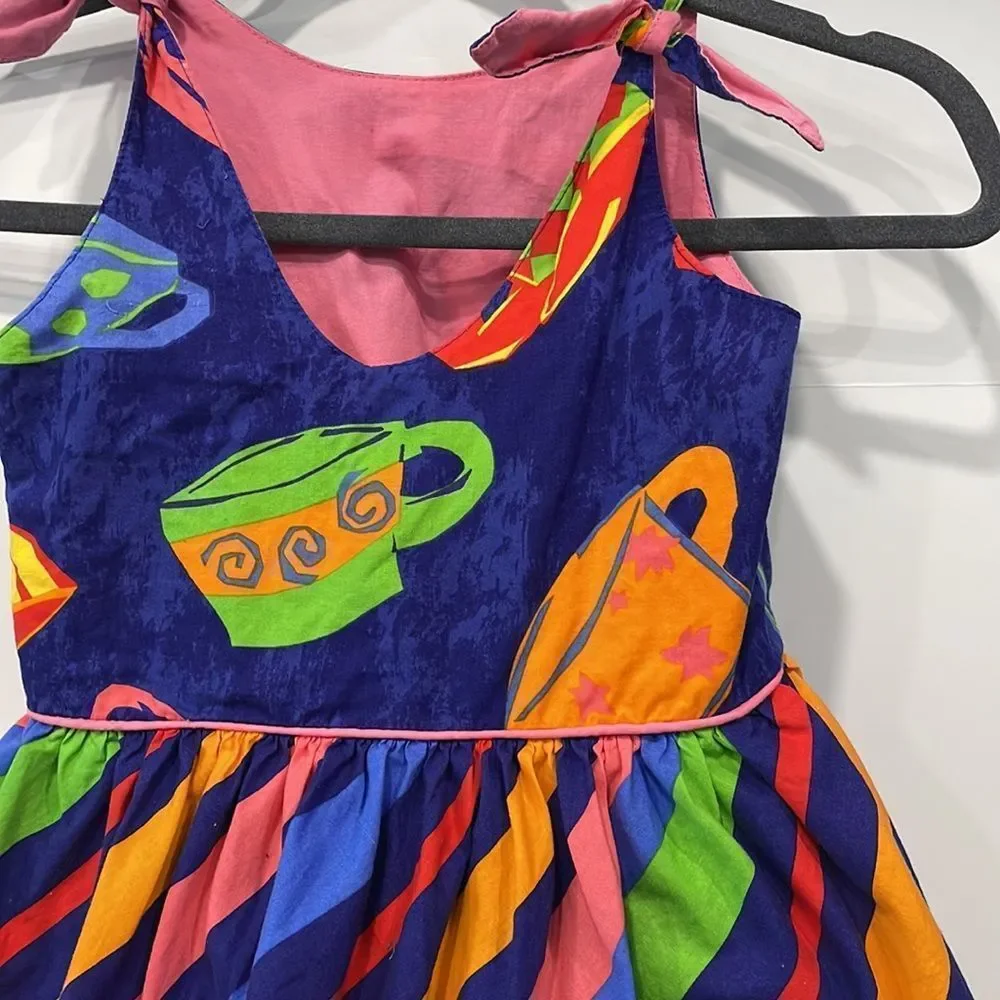 **Host‎ Pick** Rococo Girls Sun Dress Tiered Colorful Sz 6
